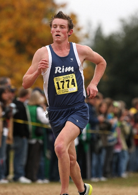 2009 CIF XC Boys D3-101.JPG - 2009 California CIF Cross Country Championships, Woodward Park, Fresno, California